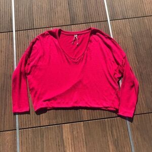 Anthropologie Long-Sleeve Pink Blouse
